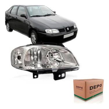 Imagem de Farol Seat Cordoba Foco Duplo 1999 A 2002 - Lado Esquerdo (Motorista) 