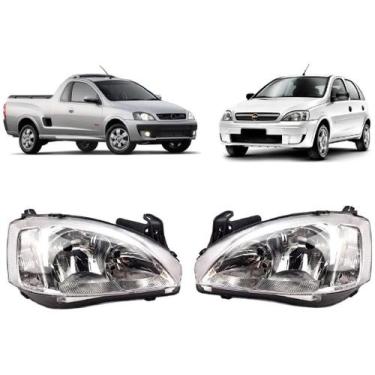 Imagem de Par Farol Corsa Montana 2002 03 04 05 06 07 08 09 10 11 12