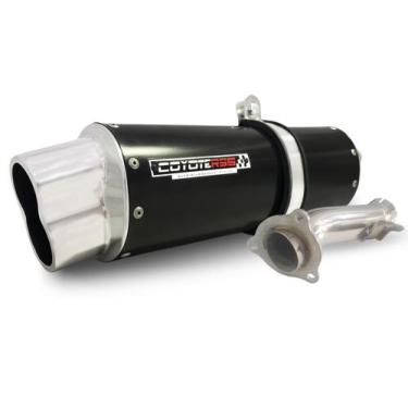 Imagem de Escape / Ponteira Coyote RS5 Boca 8 Aluminio Oval - Bandit 650 ano 200