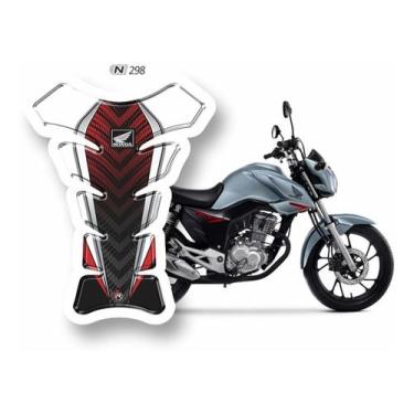 Imagem de Adesivo Cg160 Titan Fan Start Resinado Protetor De Tank N298 - Resitan