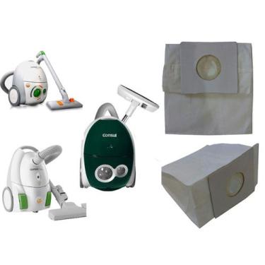 Imagem de Saco Descartável Aspirador De Pó Consul Leve Fit Facilite Com 3 Unidad