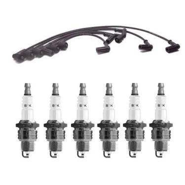 Imagem de Jogo de Cabo e  6 Velas Chevrolet Omega Suprema 4.1 6 cilindros - V-Te