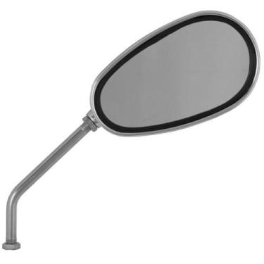 Imagem de Espelho Retrovisor Esportivo Italiano Esquerdo Direito Cromo Forte, CR
