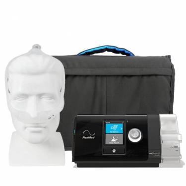 Imagem de Kit CPAP automático AirSense 10 Autoset com Umidificador + Máscara Nas