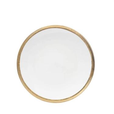 Imagem de Prato Sobremesa 19cm Porcelana Fio de Ouro 6un Paddy Wolff