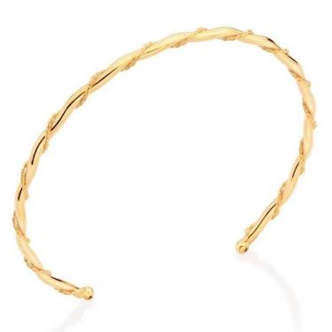 Imagem de Bracelete banhado ouro 3x 24k 18k e 22k feminino pulseira rommanel dup