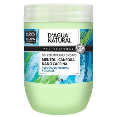 Imagem de Gel Redutor Dagua Natural Mentol Cânfora Nano Cafeína 750g Redução de 