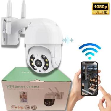 Imagem de Kit 2Câmeras Ip Wi-Fi A08-Resistente Sol/Chuva-Detecta Movi - Wifi Sma