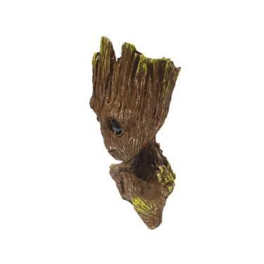 Imagem de Baby Groot Vaso Porta Objetos Resina 15 Cm Apaixonado - Armazém geek