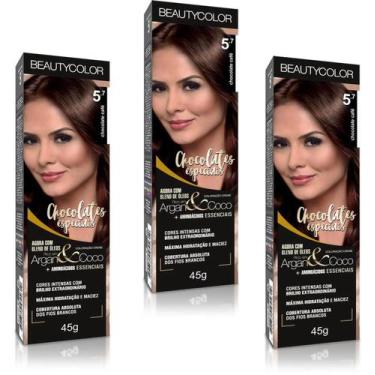 Imagem de Beauty Color Tintura 4.0 CASTANHO NATURAL 45gr (03 Unidades) Cores Nor