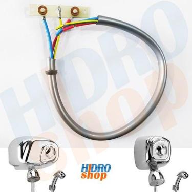 Imagem de Chicote Contato Fixo Cinza 50cm Chuveiro Cardal Potenza Florenza - PS4