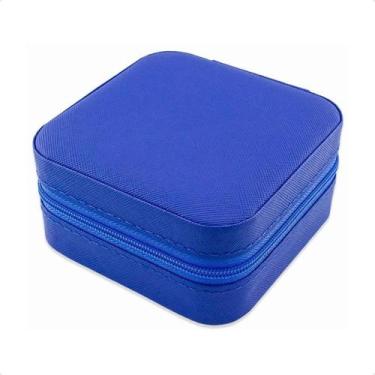 Imagem de Maleta Bolsa Porta Jóias Com Ziper Estojo Portátil Viagem - HDL