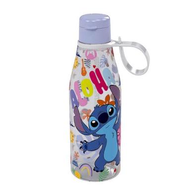 Imagem de Garrafinha de Hidratação Stitch 530ml Tampa Abre Fácil Disney Original