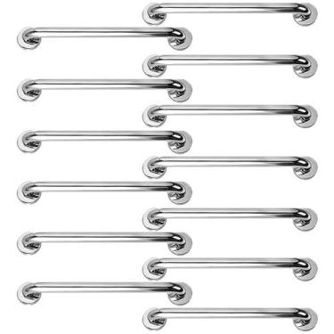 Imagem de Barra Alça Apoio 50 cm Inox Kit 13 Uni Idoso Gestante Cadeirante Acess