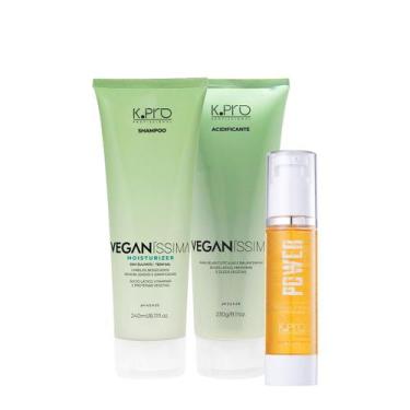 Imagem de Kit K.Pro Veganíssima Moisturizer Shampoo Acidificante e Style Argan P