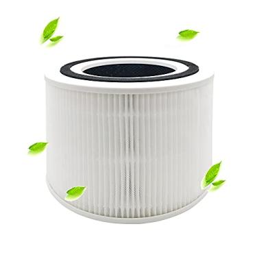 Imagem de IZSOHHOME Filtro de substituição LEVOIT Core 300, compatível com LEVOIT Core 300, Core 300-RF Fliter, filtro HEPA 3 em 1 grau H13 com filtro C e pré-filtros