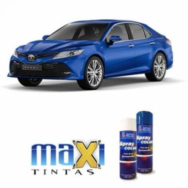Imagem de Spray automotivo azul noturno + verniz spray 300ml - Sherwin Williams