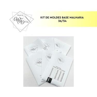Imagem de Kit 6 moldes bases malharia tamanho 36 ao 54 by Wania Machado - EDITOR