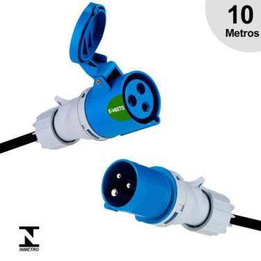 Imagem de Extensão 16a para Carregador de Carro Elétrico 10 Metros - Evoits