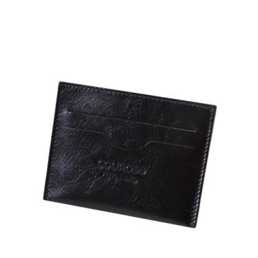 Imagem de Porta-Cartão de Couro Couro50 158, Preto