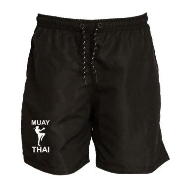 Imagem de Short Masculino Tactel Muay Thai Treino Conforto Academia - Ragor, G, 