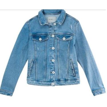 Imagem de Jaqueta Jeans Slim Feminina Malwee Ref. 93026, Azul claro, P