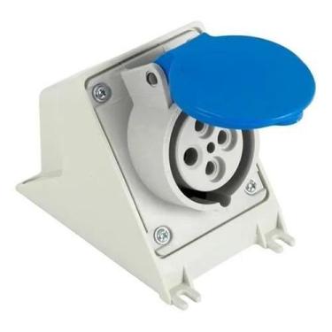 Imagem de Tomada Embutir Newkon 3P+T 32A 200/250V Azul 9H P44 Steck