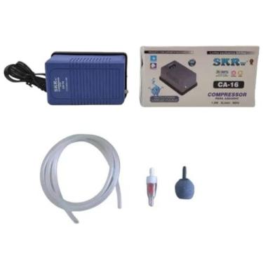 Imagem de Compressor de ar 1 saída CA-16 Completo Aquários 60 litros - SKRw, 220