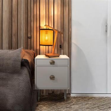 Imagem de Abajur Mesa Aurora Modelo Luxo Retrô Decorativo Para Quarto - D+MOB, p