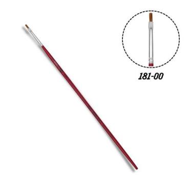 Imagem de Pincel Chato Reto 181-00 Pelo de Boi Tigre