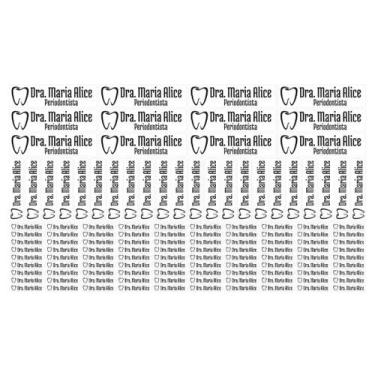 Imagem de 124 Etiquetas Adesivos Instrumentais Autoclavável Dentista - Tectoner,