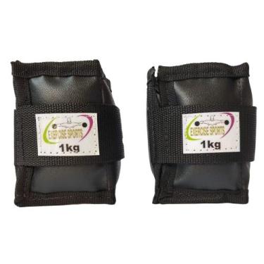 Imagem de Caneleira / Tornozeleira Profissional 1 KG Preto - Exercise Sports