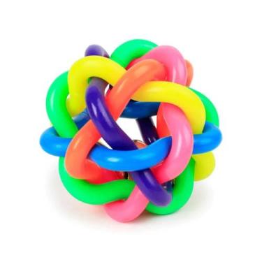 Imagem de Brinquedo Bola Colorida para Estímulo dos Pés e Bico - Loja Expansão P