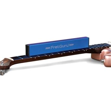 Imagem de FretGuru Nivelador de traste de feixe de lixamento – (25,4 cm ~ 250 mm) O arquivo de nivelamento profissional de guitarra inclui lixa de descascar e colar de 100, 240, 320 grãos e lenços removedores