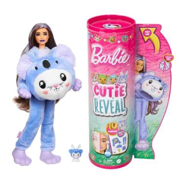 Imagem de Barbie Cutie Reveal série disfarces coelho coala animal revela boneca com animal de estimação e acessórios surpresa de moda, brinquedo +3 anos (Mattel HRK26)