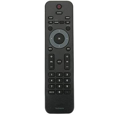 Imagem de Controle remoto de substituição aplicável para Philips TV 32PFL3504D/F7 42PFL7603D/F7 19PFL3504D/F7 42PFL3704D/F7 47PFL7603D/F7 42PFL3504D/F7 32PFL3514D/F7 47PFL3514D/F7 FL7603 42PFL7603 42PFL7603D/27