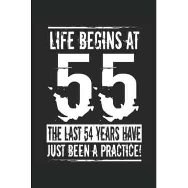 Imagem de 55 Geburtstag: Notizbuch A5 Punktraster - zum planen, organisieren und notieren