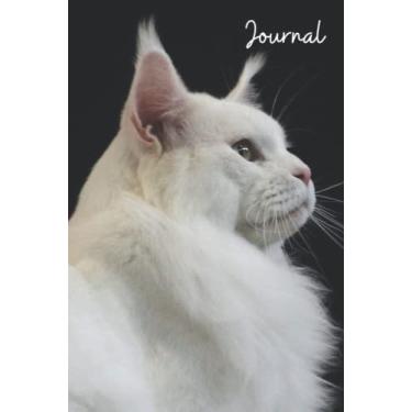 Imagem de Snowy White Maine Coon Love Journal: Pet Lover's Blank Lined Gift Journal For Family & Friends