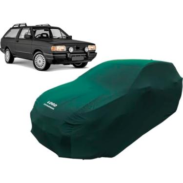 Imagem de Capa Parati Quadrada Tecido Helanca Lycra Vw (Verde)
