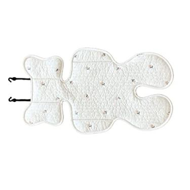 Imagem de Almofada para Carrinho de bebê de Algodão Respirável Akozon – Capa de Assento Macia Bordada para Todas As Estações, Ajuste Universal para Carrinhos de bebê (Tulipa)
