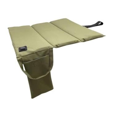 Imagem de menolana Almofada de assento aquecida Almofada de estádio Almofada quente Tapete dobrável Portátil Reutilizável USB Almofada de cadeira elétrica para Parque, Verde