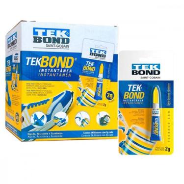 Imagem de Cola Instantanea Tekbond 2G. Blister - Kit C/24 Pecas