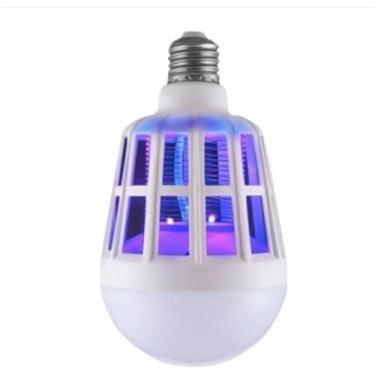 Imagem de Lâmpada LED 2 em 1 com Mata Insetos, 9W, Equivalente a 60W, Luz Branca, Longa Duração