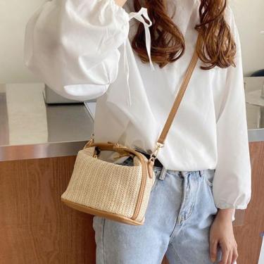 Imagem de Bolsa Feminina Pequena Transversal Praia Viagem Férias Verão - Shopfit