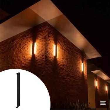 Imagem de Arandela De Parede Luz Indireta tipo Reflex 72cm Led 3000k