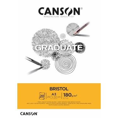 Imagem de CANSON Graduate Bristol, Papel para Desenho Acetinado em Bloco, Tamanho A3
