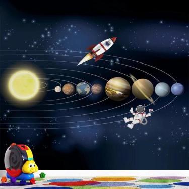 Imagem de Papel de Parede Infantil Espaço e Planetas AL 02 - AloPapers, 2,50m de