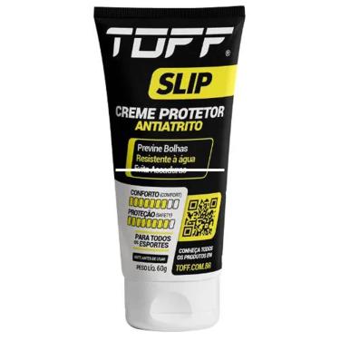 Imagem de Creme SLIP 60gr Reduz Atrito E Evita Assaduras Rapidamente - TOFF