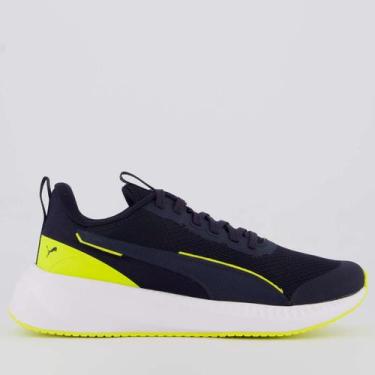 Imagem de Tênis Puma Flyer Lite 3 Juvenil Marinho, 35