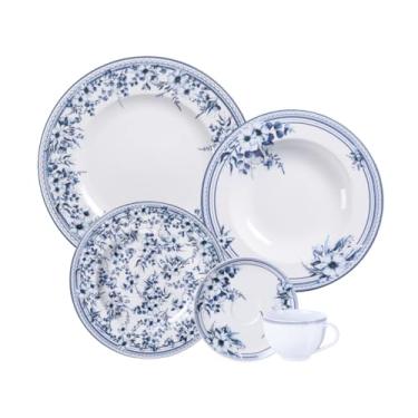 Imagem de Aparelho de Jantar Tramontina Azzura em Porcelana Decorada 30 Peças